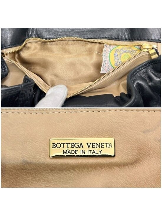 Bottega Veneta Backpack Black Intrecciato Leather main image 7